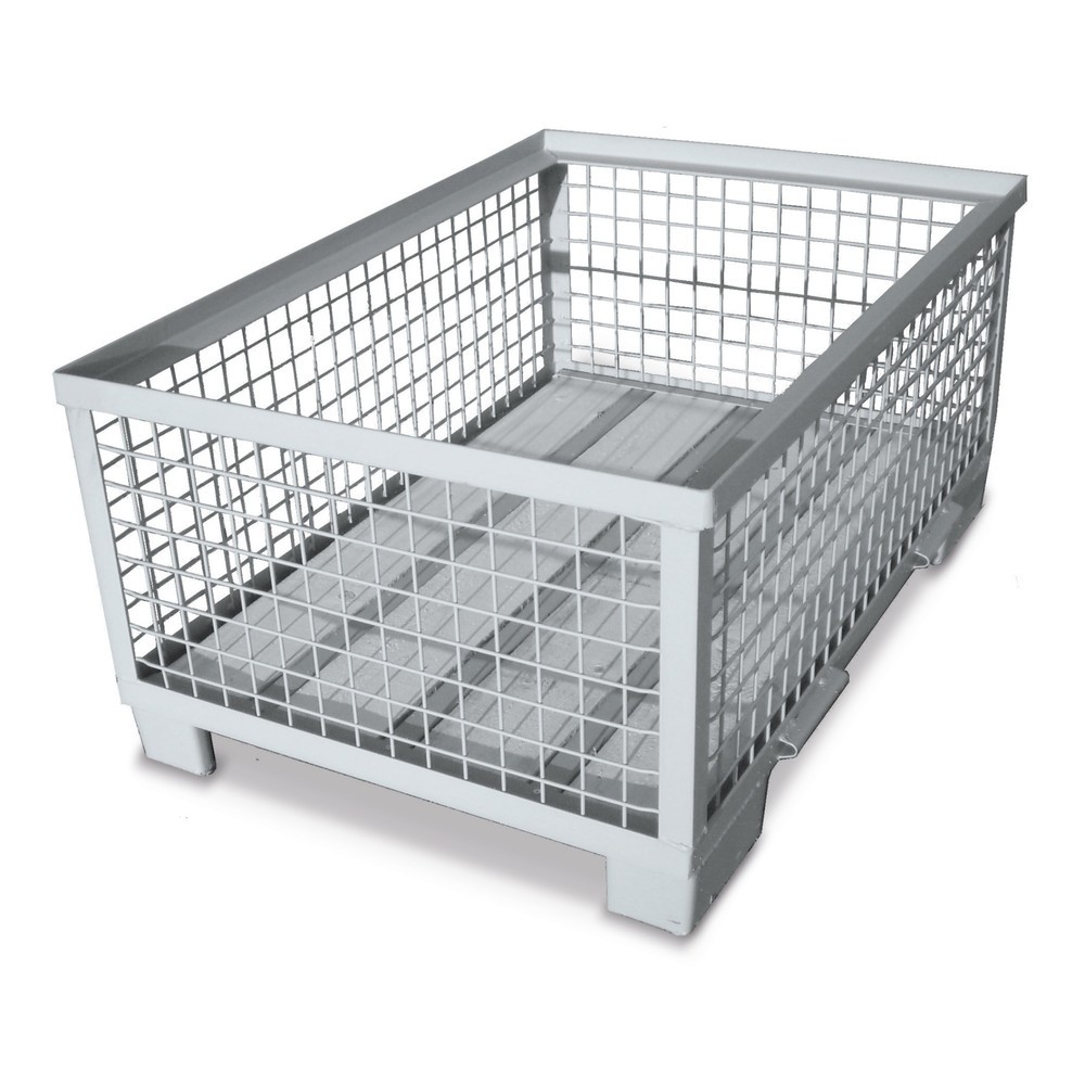 Produktabbildung Nr. 1: Industrie-Gitterbox, voll abklappbare Längswand, Höhe 570 mm