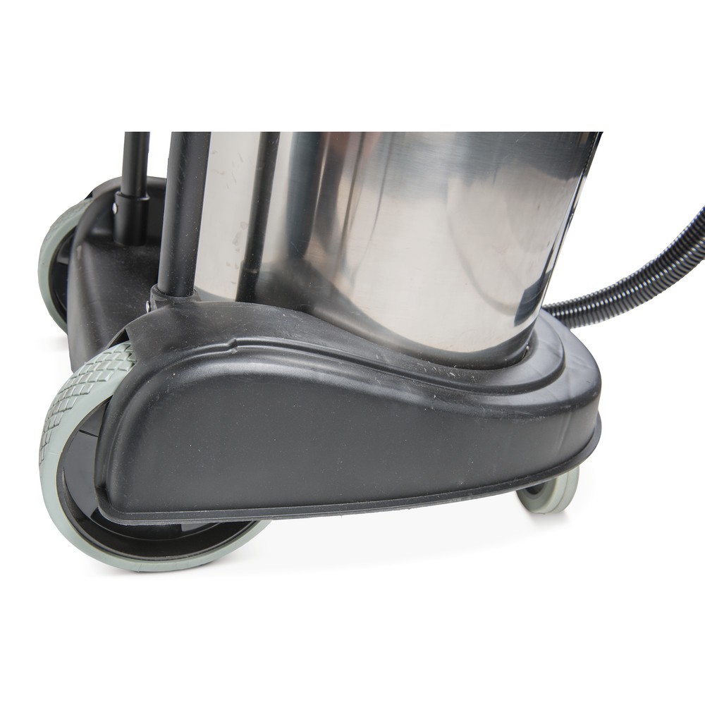 Produktabbildung Nr. 6: HEMMDAL Industriesauger, Nass-Trockensauger, Edelstahlbehälter, 1.500 W, 30 l, Kippfahrgestell, Schiebebügel