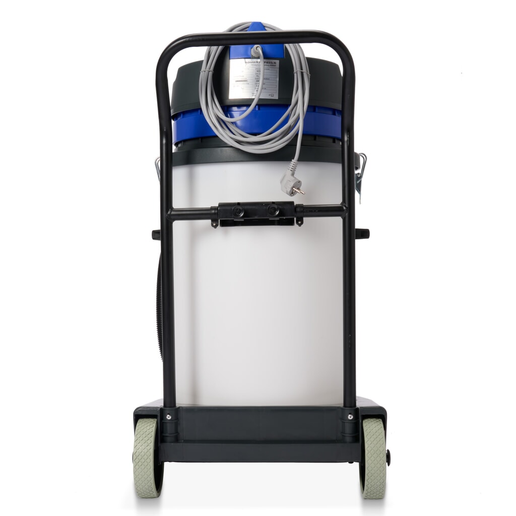 HEMMDAL Industriesauger, nass + trocken, Kunststoffbehälter, 2.000 W, 70 l, Kippfahrgestell, Schiebebügel, Ablass-Schlauch Produktabbildung Nr. 5: HEMMDAL Industriesauger, nass + trocken, Kunststoffbehälter, 2.000 W, 70 l, Kippfahrgestell, Schiebebügel, Ablass-Schlauch