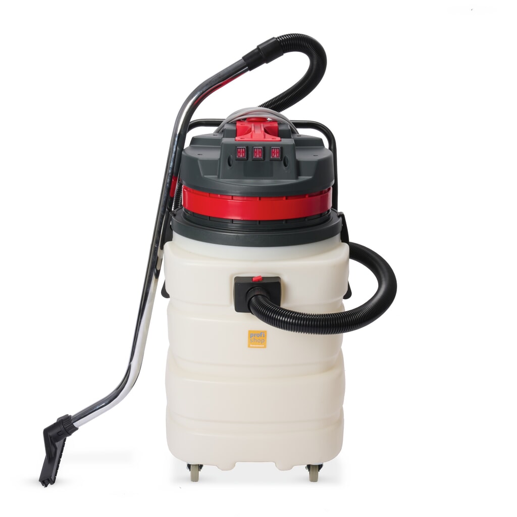 HEMMDAL Industriesauger, nass + trocken, Kunststoffbehälter, 3.000 W, 90 l, Schiebebügel, Ablass-Schlauch Produktabbildung Nr. 9: HEMMDAL Industriesauger, nass + trocken, Kunststoffbehälter, 3.000 W, 90 l, Schiebebügel, Ablass-Schlauch
