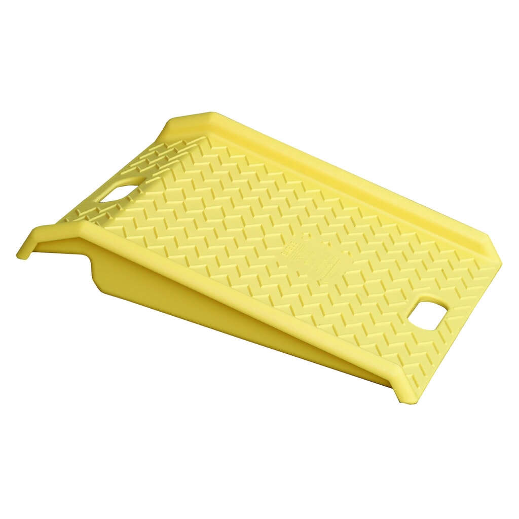 Justrite® Auffahrrampe Eagle, HDPE, BxT 686 x 686 mm Produktabbildung: Justrite® Auffahrrampe Eagle, HDPE, BxT 686 x 686 mm