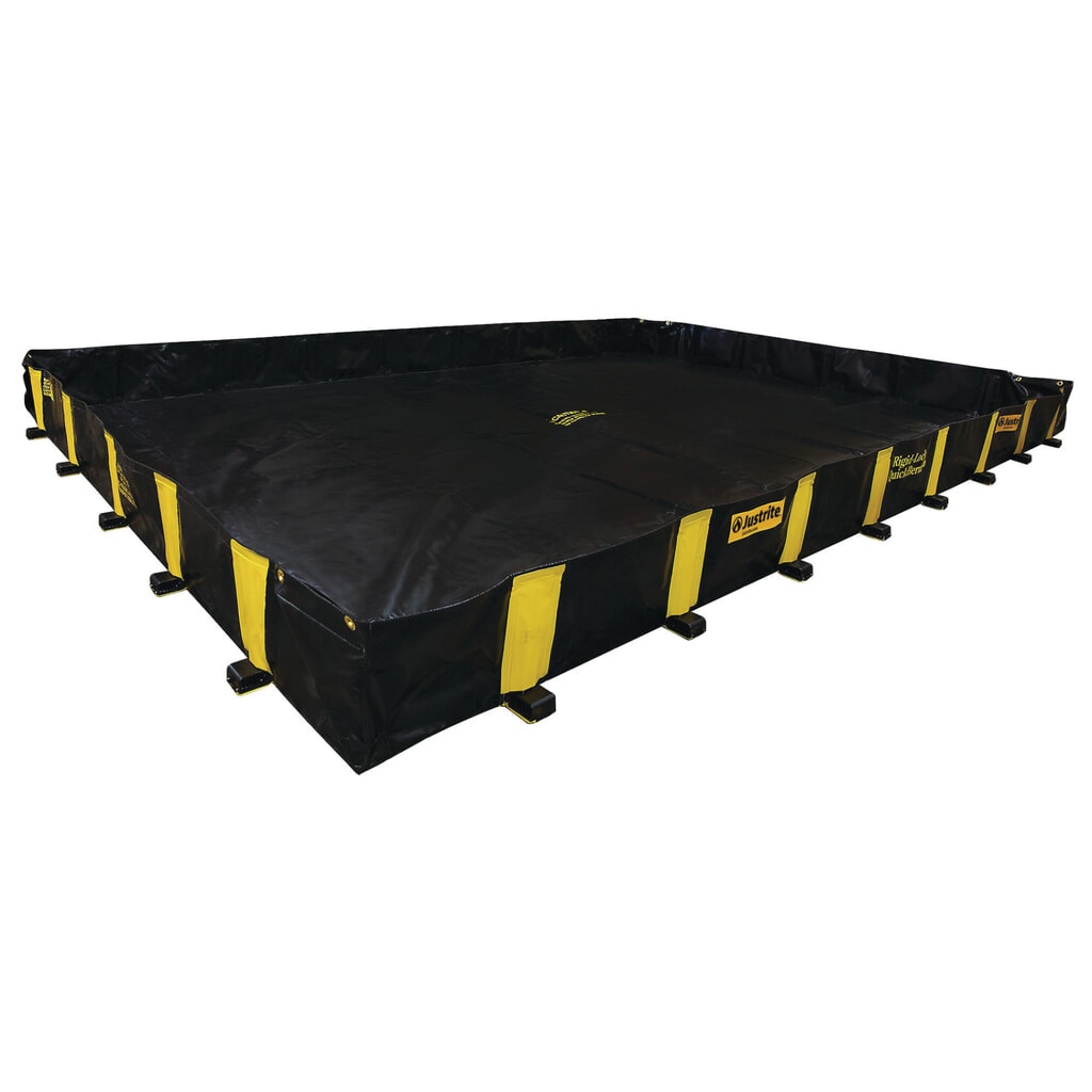 Produktabbildung Nr. 3: Justrite® Falt-Auffangwanne aus PVC QuickBerm®, Kapazität 5.432 l