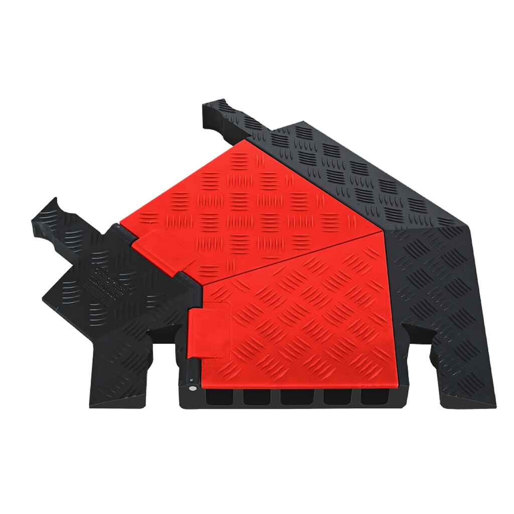 Justrite® Kabelbrücke Guard Dog®, 45°-Biegung