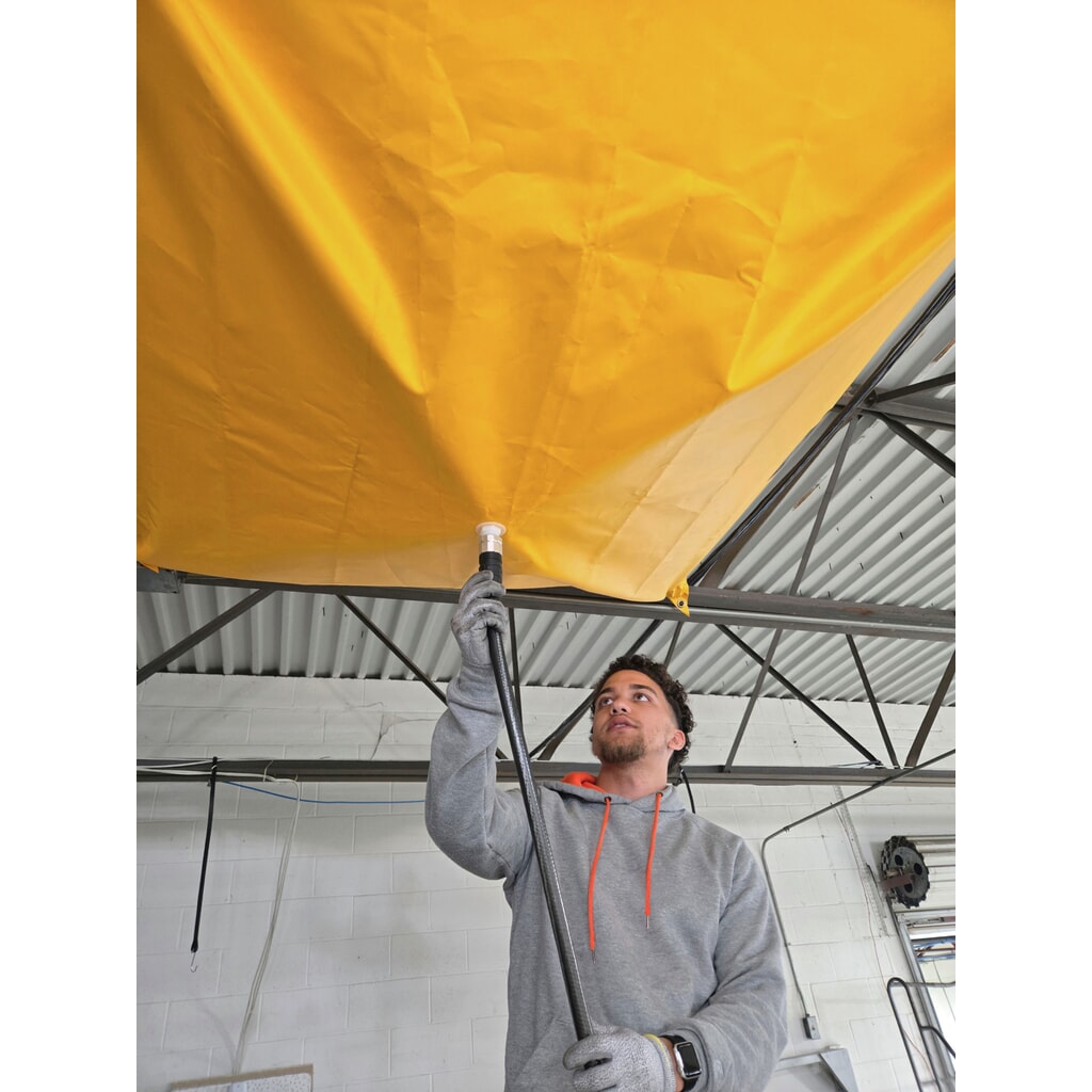 Justrite® Leckage-Auffangplane aus Polyester, LxB 1,5 x 1,5 m, Magnete Produktabbildung Nr. 3: Justrite® Leckage-Auffangplane aus Polyester, LxB 1,5 x 1,5 m, Magnete