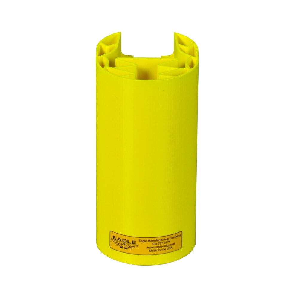 Produktabbildung: Justrite® Regalbeinschutz Eagle, HDPE, für BxT 75 x 75 mm