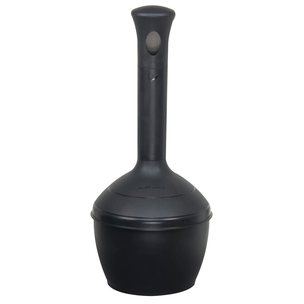 Justrite® Sicherheits-Standascher Elite™, 15 Liter, schwarz Produktabbildung: Justrite® Sicherheits-Standascher Elite™, 15 Liter, schwarz