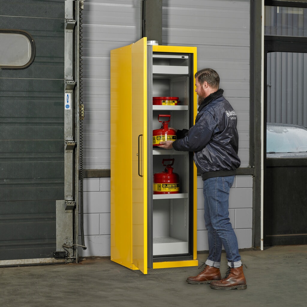 Produktabbildung Nr. 2: Justrite® Brandschutzschrank EN F90, 1-flügelig