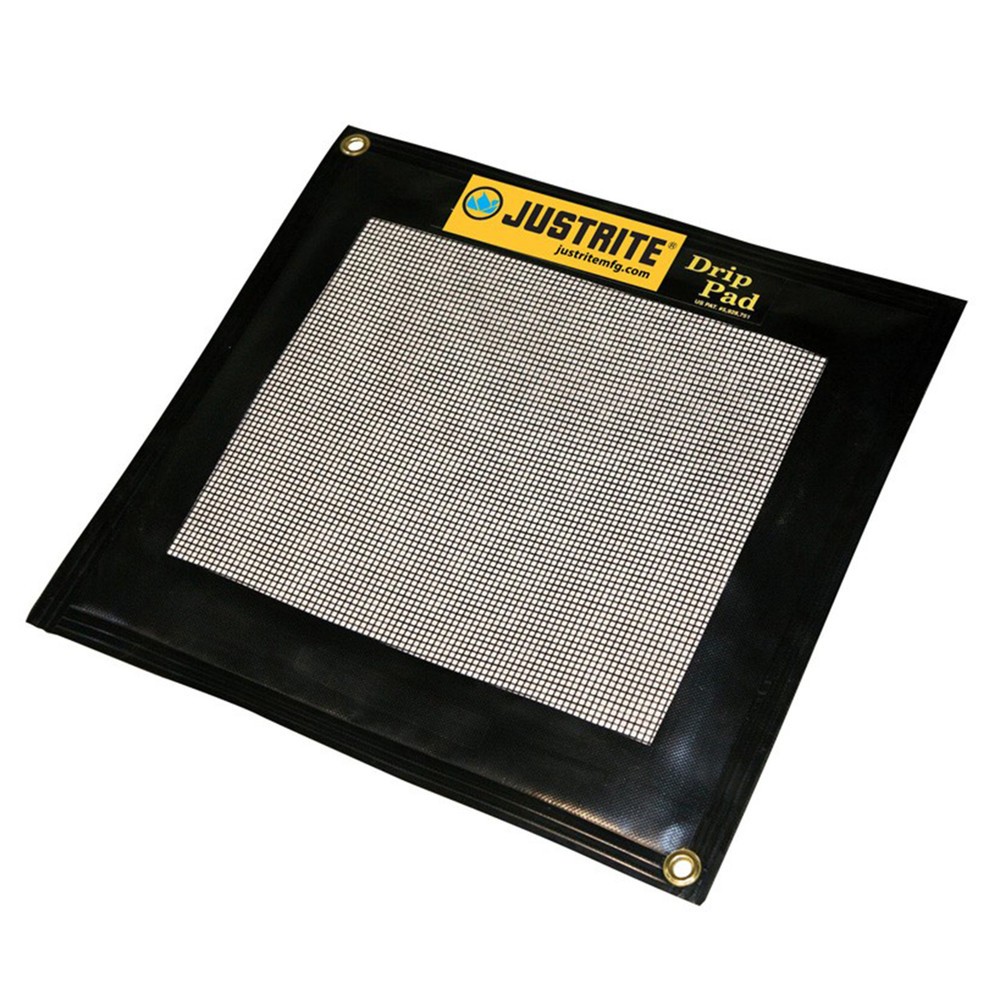 Produktabbildung: Justrite® Tropf-/Saugkissen, nachfüllbar, LxB 580 x 530 mm, Kapazität 5 l