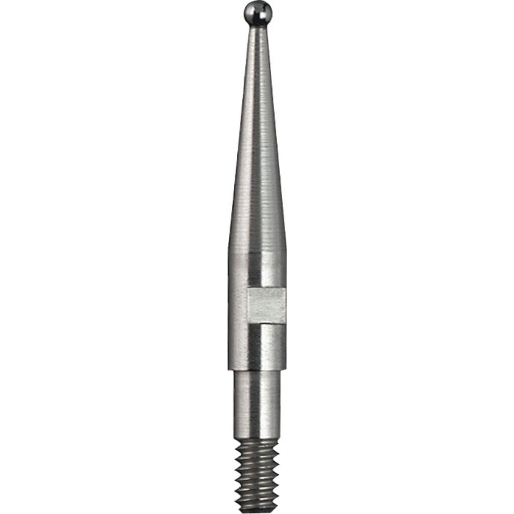 Produktabbildung: KÄFER Messeinsatz, M1,6 Hartmetall, Ø 1 mm Länge 11,8 mm Kugel, Fühlhebelmessgerät