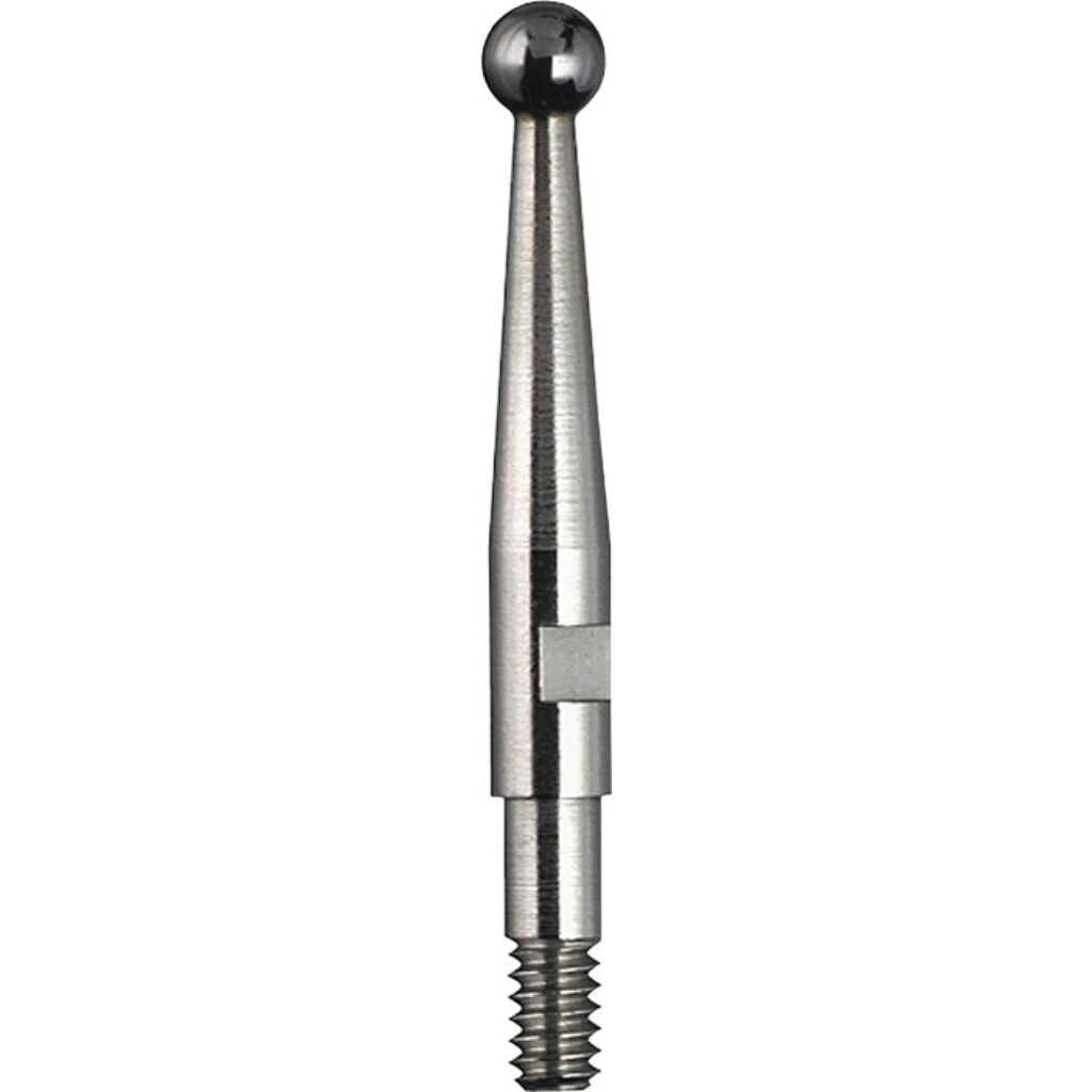 Produktabbildung: KÄFER Messeinsatz, M1,6 Hartmetall, Ø 2 mm Länge 11,8 mm Kugel, Fühlhebelmessgerät