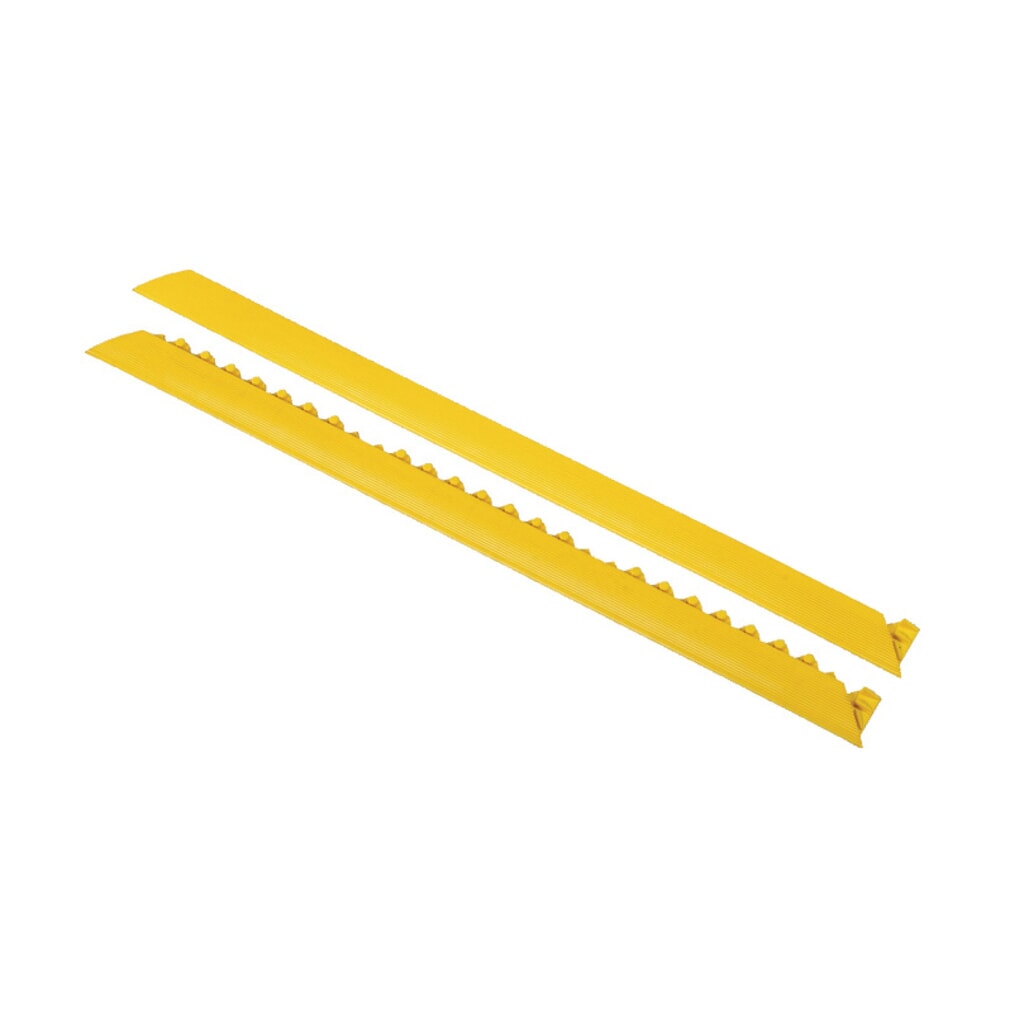 Kantenleisten für NoTrax Bodenplatten-Stecksystem Montage-Arbeitsplätze, weiblich, BxL 50 x 910 mm, gelb Produktabbildung: Kantenleisten für NoTrax Bodenplatten-Stecksystem Montage-Arbeitsplätze, weiblich, BxL 50 x 910 mm, gelb