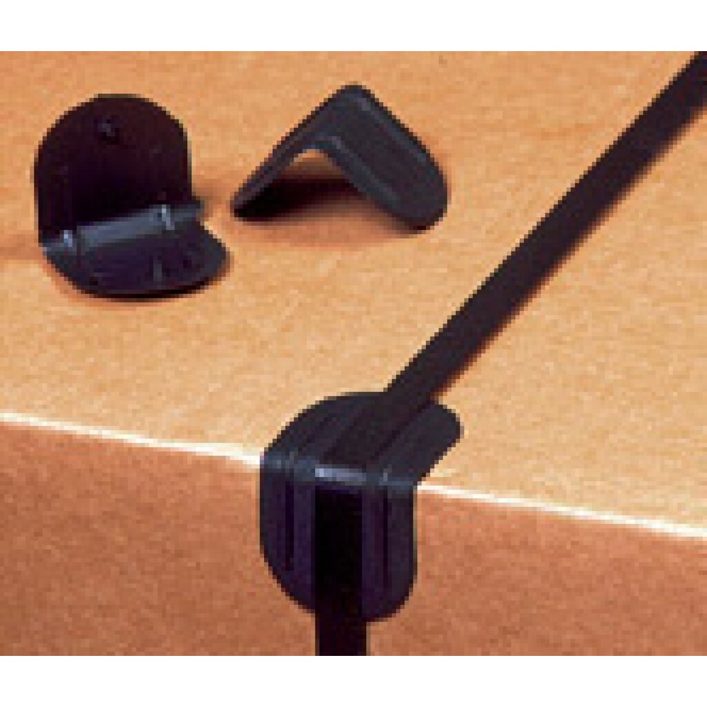 Kantenschutzecken, LxB 40 x 40 mm, mit Fixier-Dorn, 2.000 Stk/VE Produktabbildung: Kantenschutzecken, LxB 40 x 40 mm, mit Fixier-Dorn, 2.000 Stk/VE