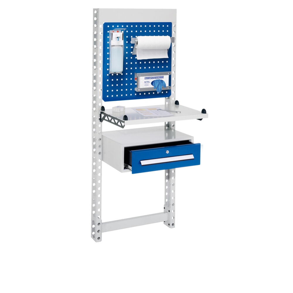 Produktabbildung: Kappes ErgoPlus® Hygienestation, Wandmodul, HxBxT 1.650 x 670 x 400 mm, Modell 2