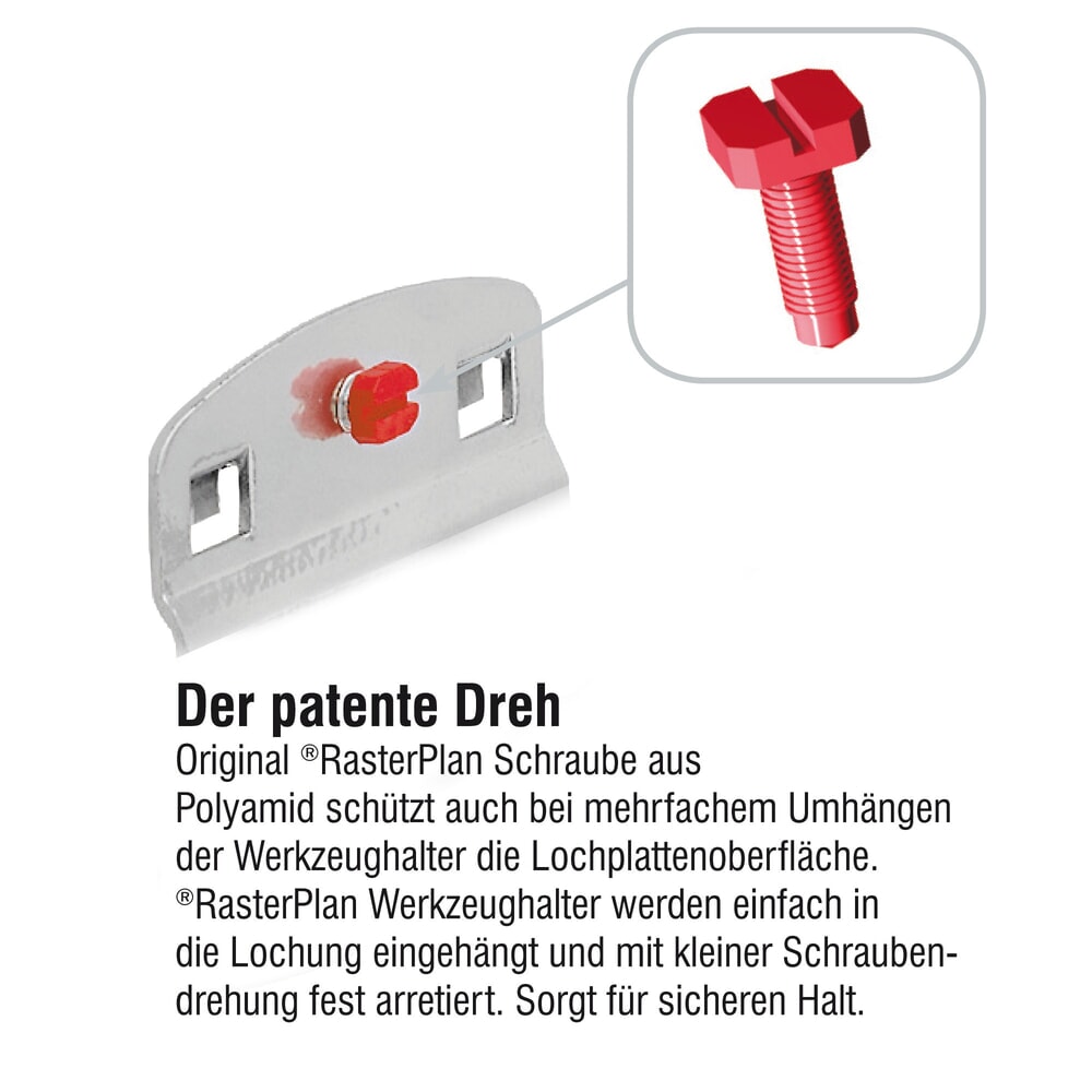 Produktabbildung Nr. 3: Kappes RasterPlan Magnethalter für Lochplatten, Ø 40 mm