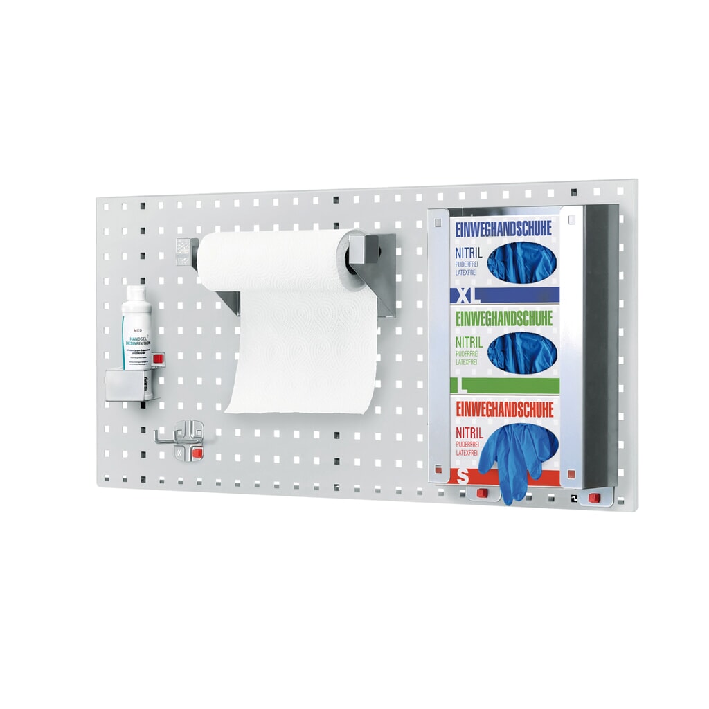 Produktabbildung: Kappes RasterPlan Hygienestation, Lochplatte, HxB 450 x 1.000, Modell 2