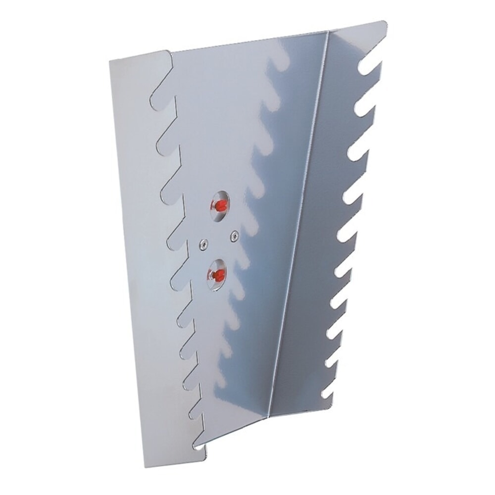 Produktabbildung: Kappes Ringschlüsselhalter, H255xB225/125xT50mm, senkrecht für 10 Schlüssel, passend für Lochplatten