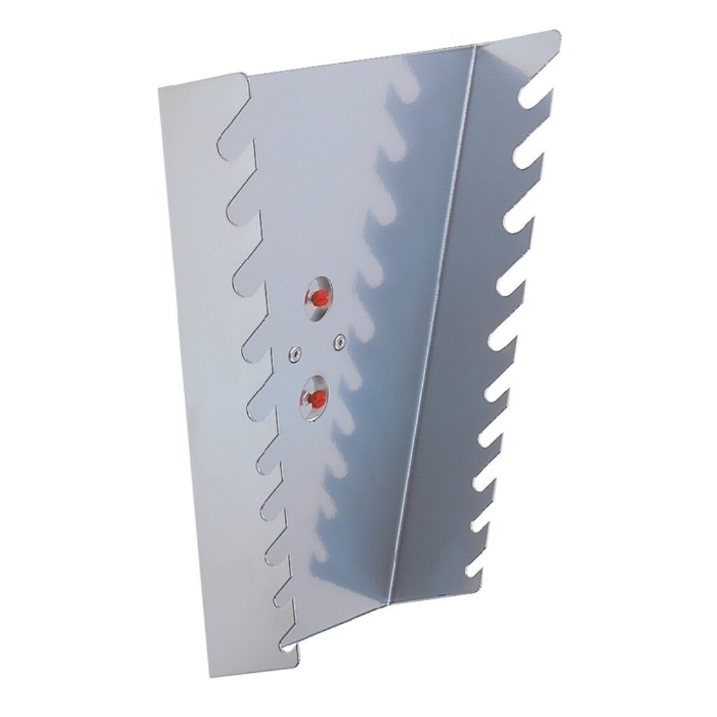 Kappes Ringschlüsselhalter, H255xB225/125xT50mm, senkrecht für 10 Schlüssel, passend für Lochplatten Produktabbildung: Kappes Ringschlüsselhalter, H255xB225/125xT50mm, senkrecht für 10 Schlüssel, passend für Lochplatten