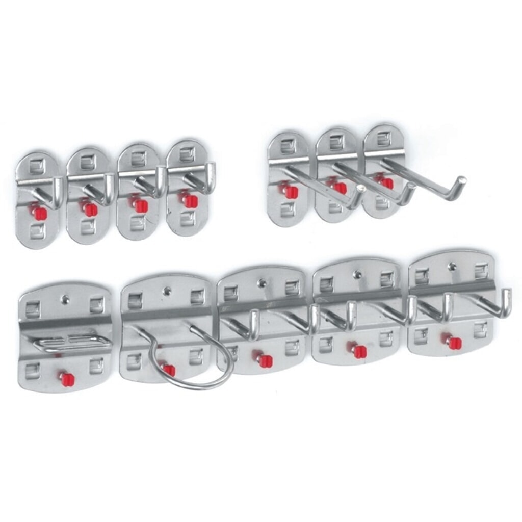 Produktabbildung: Kappes Werkzeughalter, 9 div. Haken/3 Doppelhaken 12-tlg., BxHmm