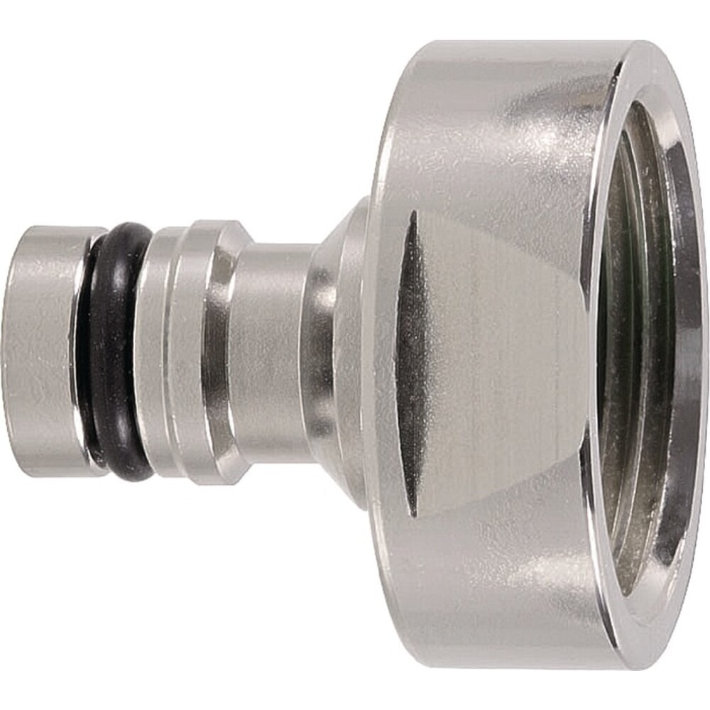 Produktabbildung: KARASTO Hahnstecker GEKA plus-Stecksystem, Innengewinde G 1 ″, Messing vernickelt, SB