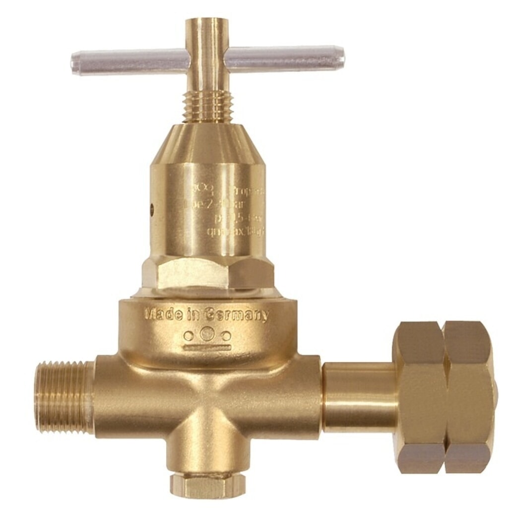 Produktabbildung: KAYSER Propankleindruckregler, 0,5 - 6 bar 18 kg/h W 21,8 x 1/14″ LH, ohne Manometer