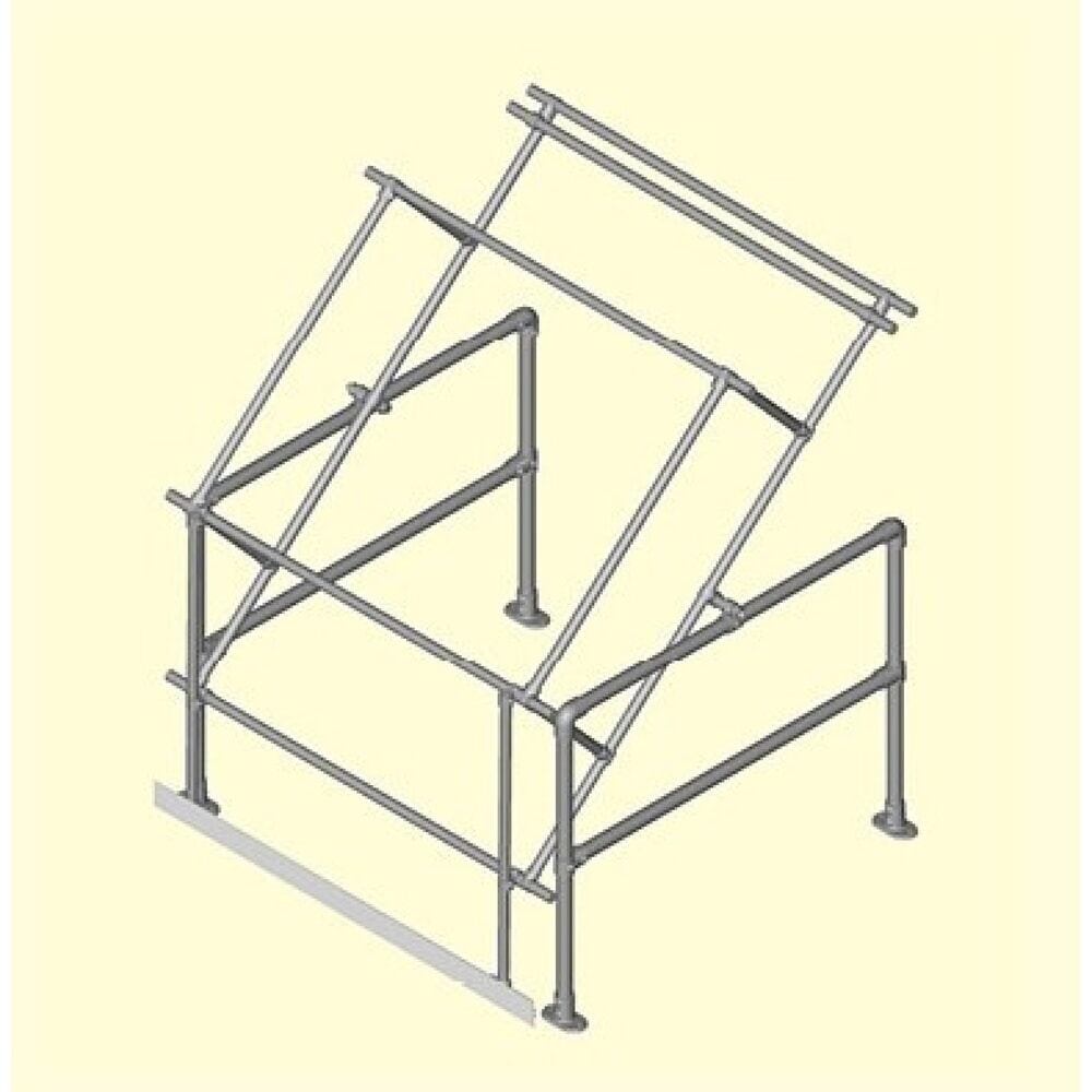 Produktabbildung Nr. 2: Kee Safety Palettenschleuse Typ A, für Masse 1,40 x 1,48 m, Höhe max. 1,60 m