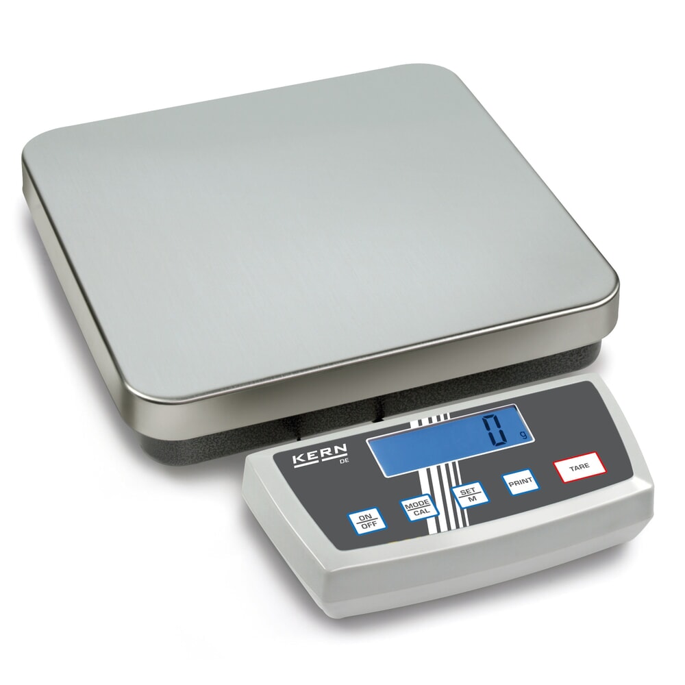 Produktabbildung: KERN Plattformwaage mit Anzeigegerät, BxT 318 x 308 mm, Wägebereich max. 6 kg, Ziffernschritte 0,5 g