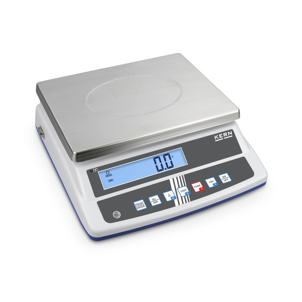 Produktabbildung: KERN Tischwaage FCD 10K-3, Wägebereich max. 15 kg