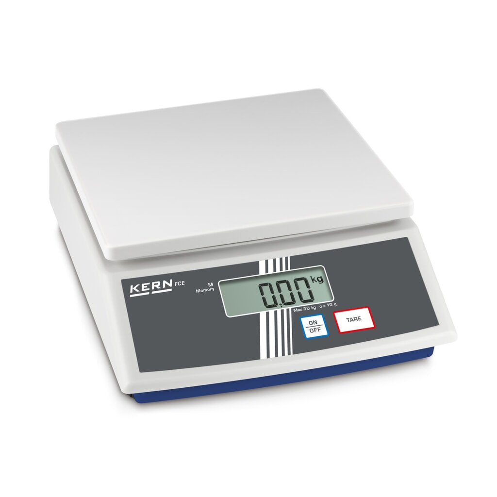 Produktabbildung: KERN Tischwaage FCE 30K10N, Wägebereich max. 30 kg