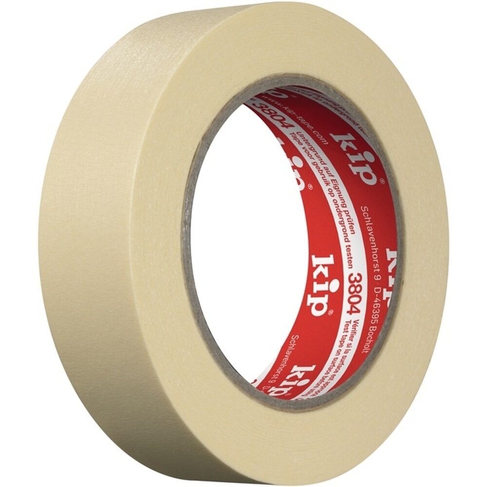 Produktabbildung: KIP Feinkrepp 3804, natur, leicht gekreppt, Rolle, Länge 50 m Breite 36 mm