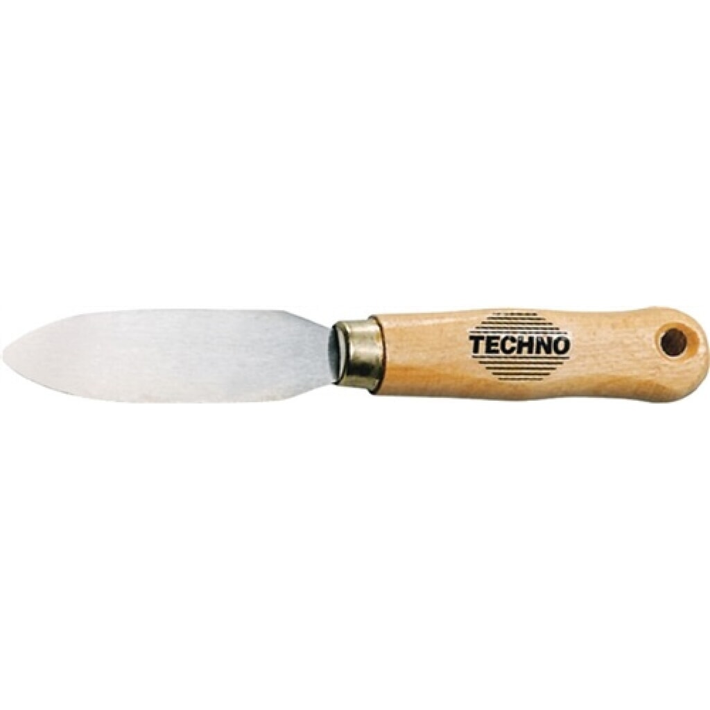 Kittmesser L.200mm 2-schneidig H-Heft Produktabbildung: Kittmesser L.200mm 2-schneidig H-Heft