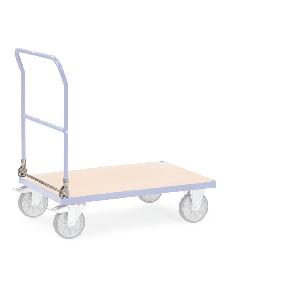 Produktabbildung: Klappbare Schiebebügel für fetra® Schiebebügelwagen, einseitig, Breite 600 mm