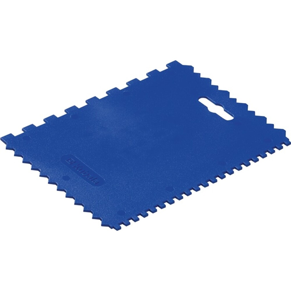 Produktabbildung: Kleberspachtel L.177mm B.130mm Zahn 4x4x4 mm/8x8x8mm Ku.(PP)