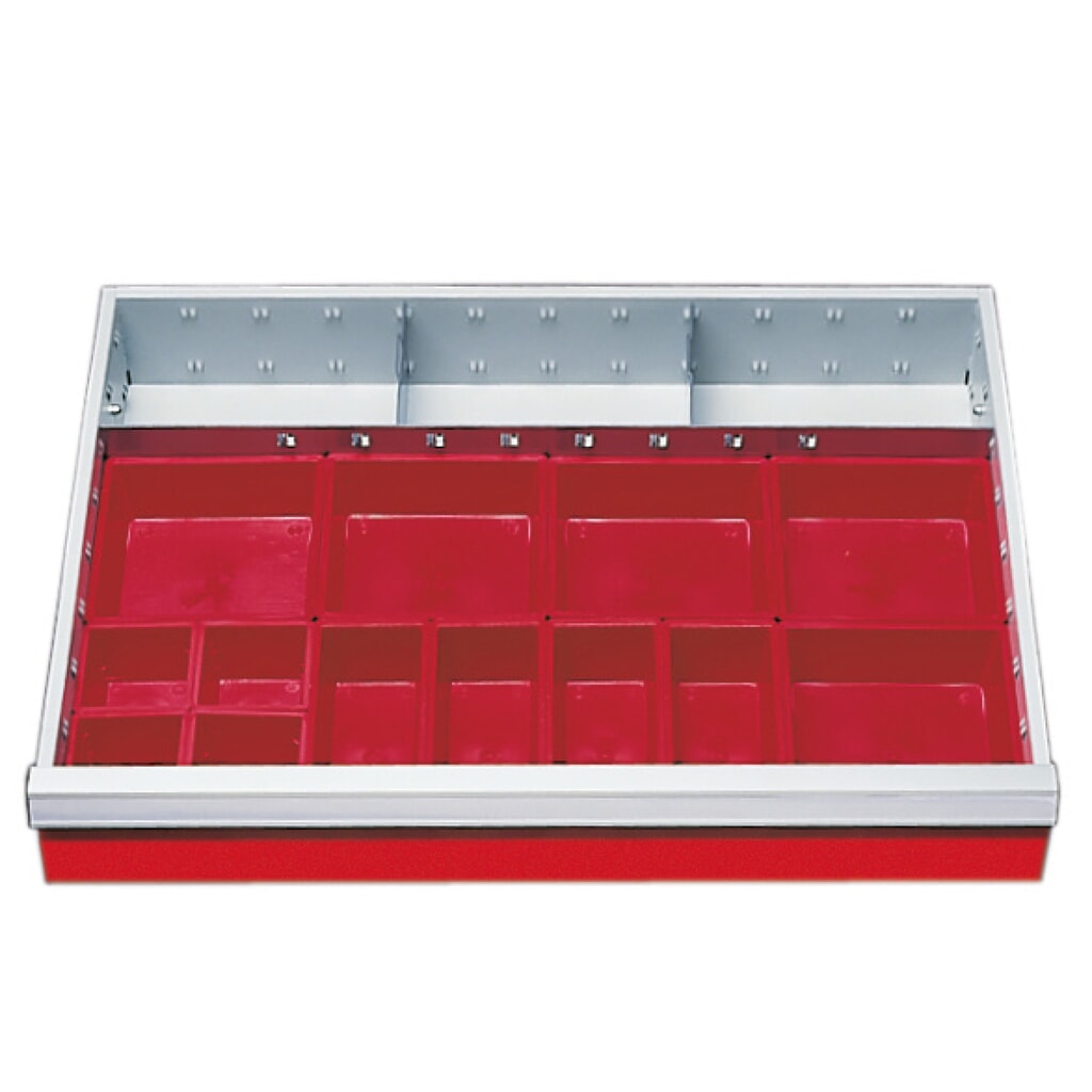 Produktabbildung: Kleinteilekästen für Bedrunka+Hirth Schubladenschränke Profi, Breite 680 mm