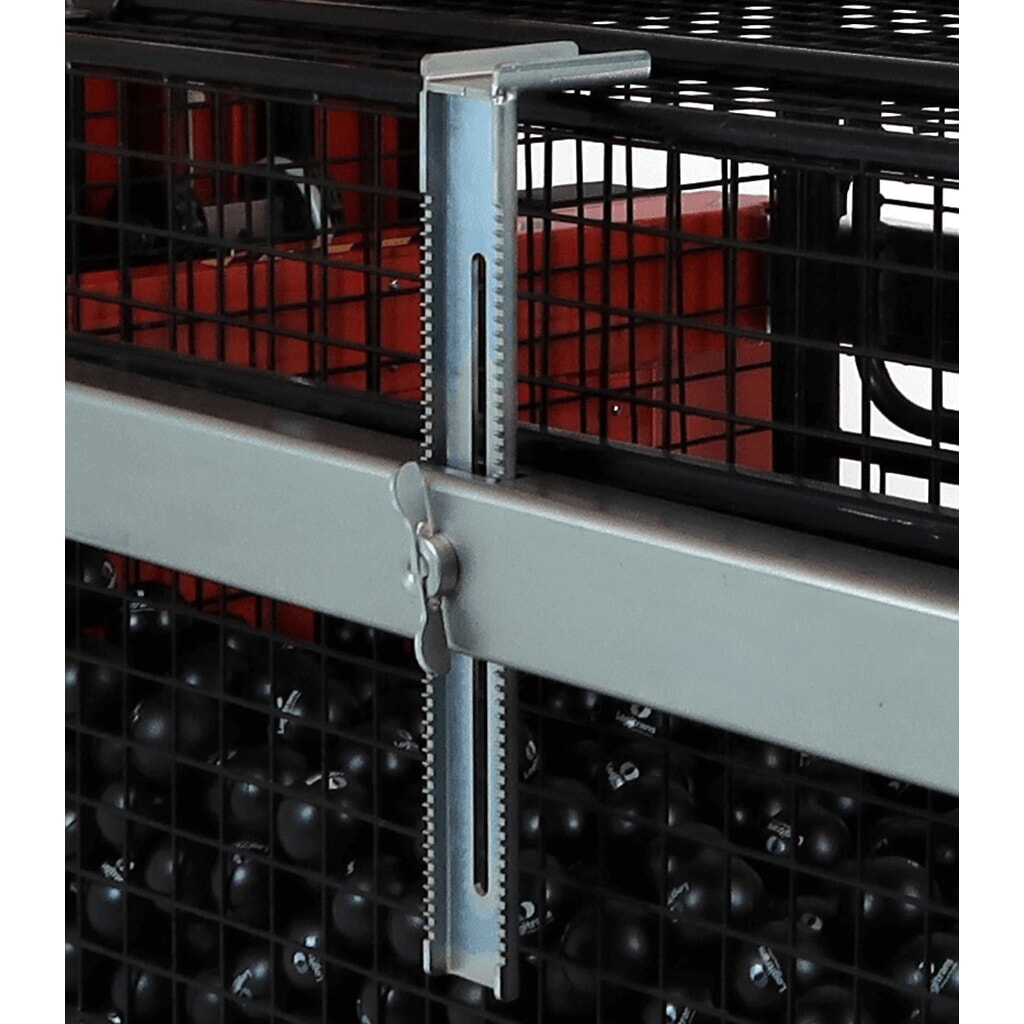 Logitrans Klemmvorrichtung für Elektro-Stapler, schwenkbar, einstellbare Boxenhalter Produktabbildung: Logitrans Klemmvorrichtung für Elektro-Stapler, schwenkbar, einstellbare Boxenhalter