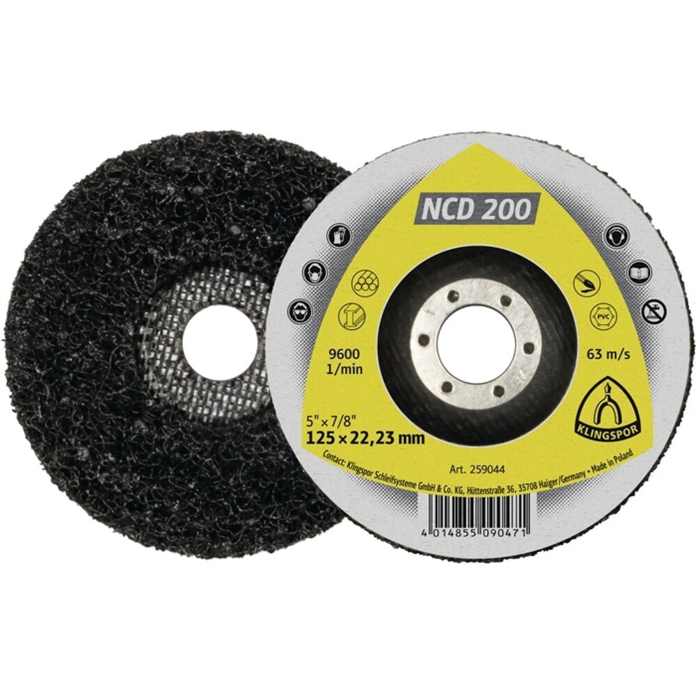 Produktabbildung: KLINGSPOR Grobreinigungsscheibe NCD 200 Ø115xmm Bohr.22,23mm