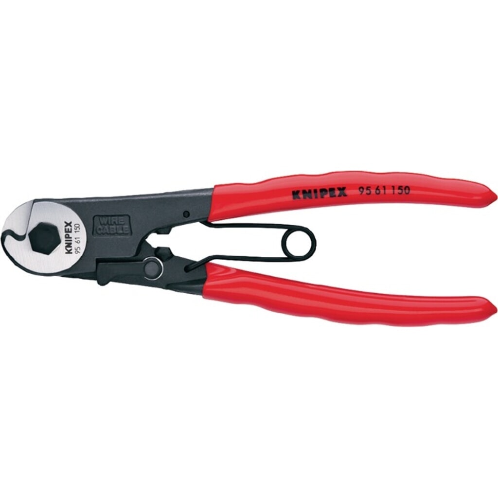 Knipex Bowdenzugschneider Gesamt-L.150mm Drahtseil-Ø 3mm pol.Ku.-Überzug Produktabbildung: Knipex Bowdenzugschneider Gesamt-L.150mm Drahtseil-Ø 3mm pol.Ku.-Überzug