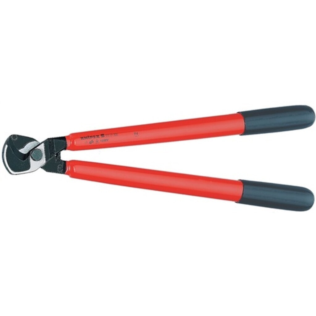 Produktabbildung: Kabelschere VDE L.500mm max.150mm2 tauchisol. KNIPEX kurze Bauweise