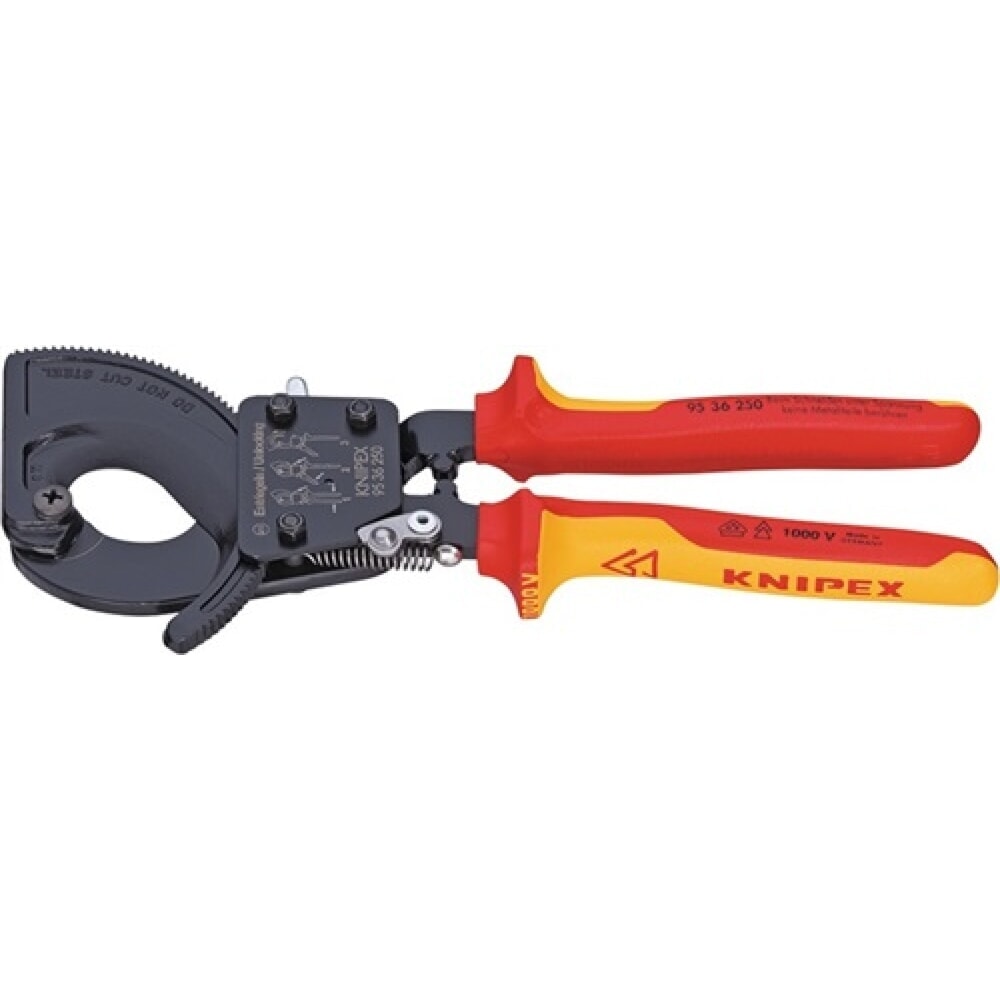 Produktabbildung: Kabelschneider Gesamt-L.250mm max.32 (240 mm²)mm 2-K.-Hüllen VDE KNIPEX