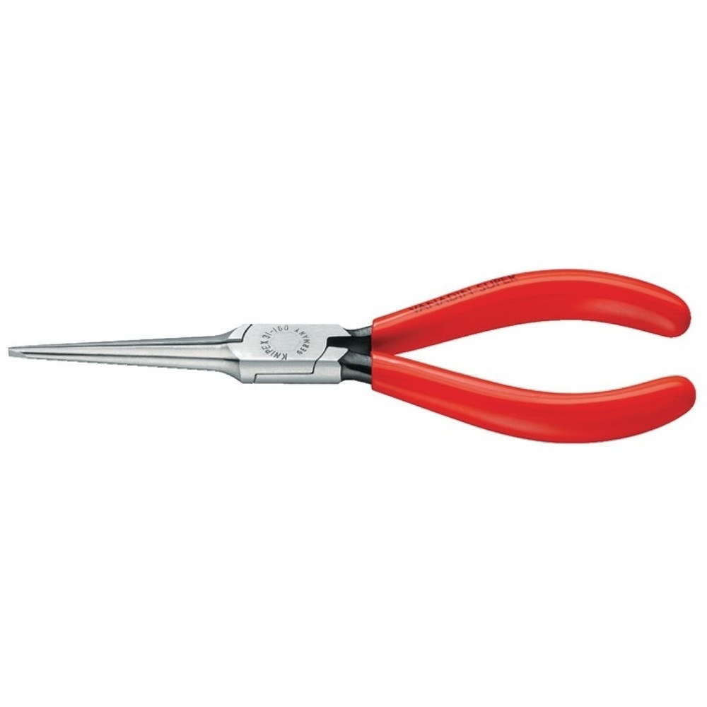 Produktabbildung: KNIPEX Nadelzange L.160mm ger.schwarz atram.Ku.-Überzug