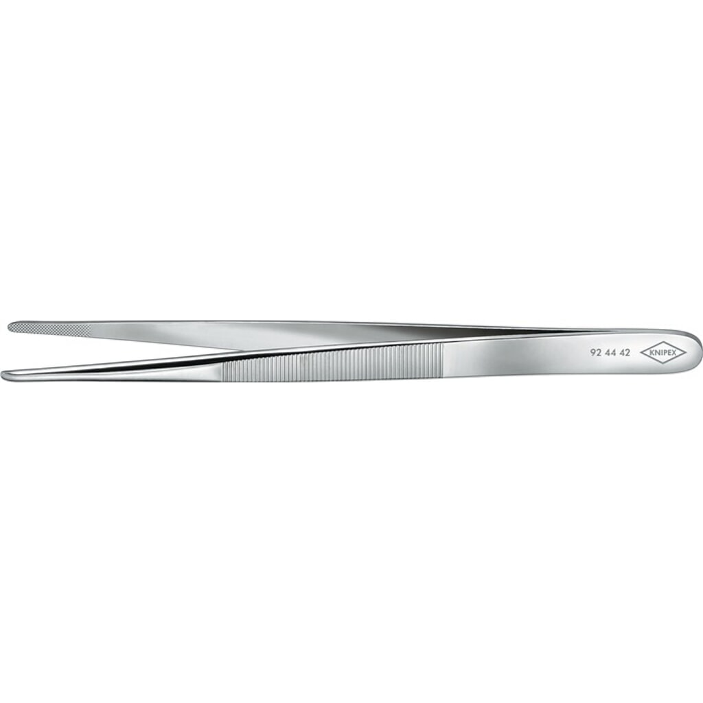 KNIPEX Präzisionspinzette L.120mm ger.Spitzenbreite 3mm verchr Produktabbildung: KNIPEX Präzisionspinzette L.120mm ger.Spitzenbreite 3mm verchr