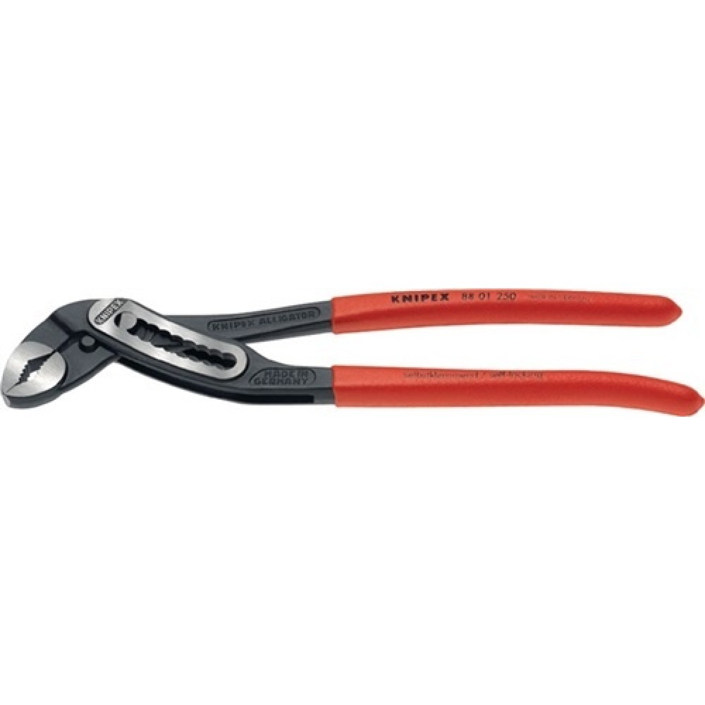 Produktabbildung: Wasserpumpenzange Alligator DINISO8976 L.180mm W.36mm m.Ku.-Überz.pol. Knipex