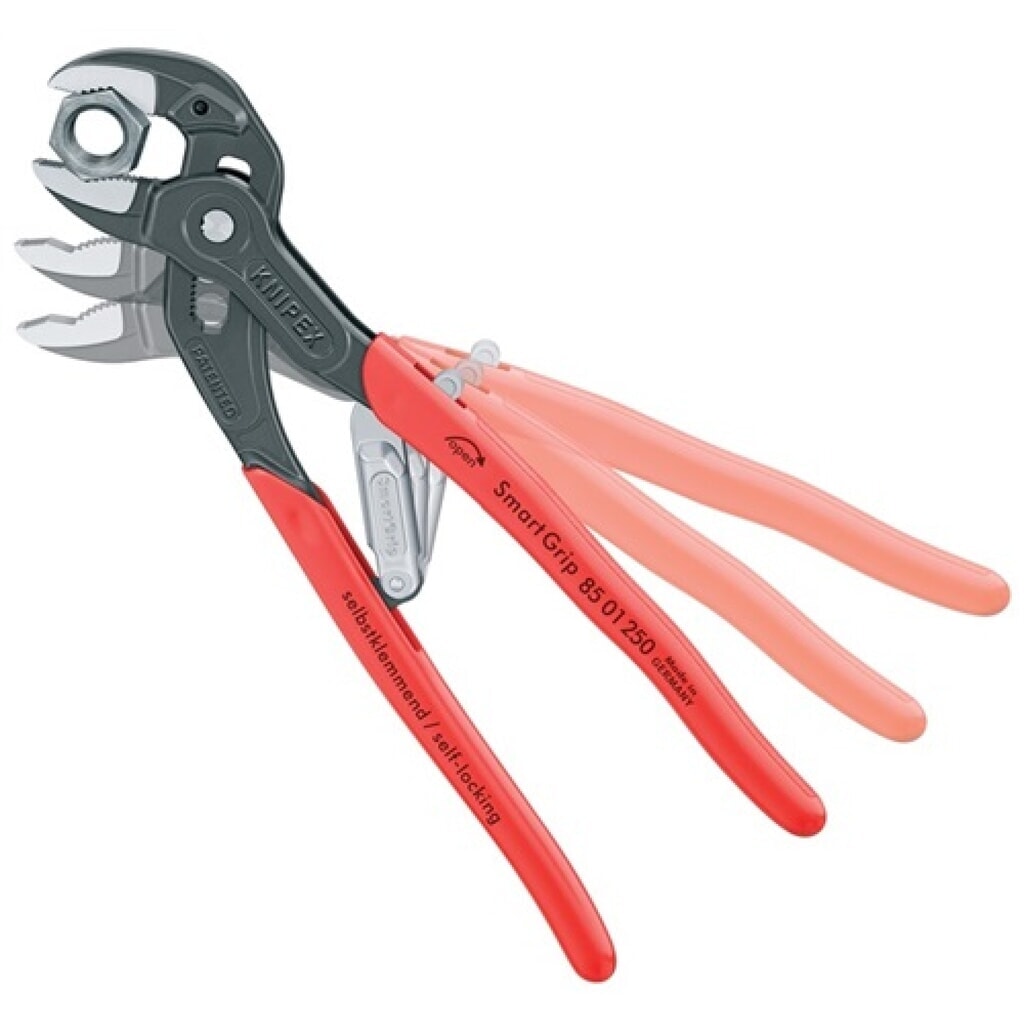Wasserpumpenzange SmartGrip DIN ISO8976 L.250mm KNIPEX Spann-W.10-36mm Produktabbildung Nr. 2: Wasserpumpenzange SmartGrip DIN ISO8976 L.250mm KNIPEX Spann-W.10-36mm