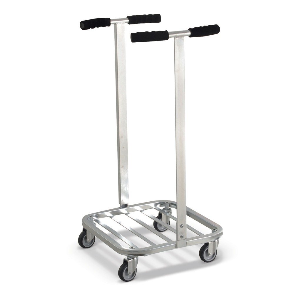 Produktabbildung Nr. 1: Kongamek Abfallsackhalter, 120 Liter, 4 Lenkrollen + 4 Standfüsse, offen