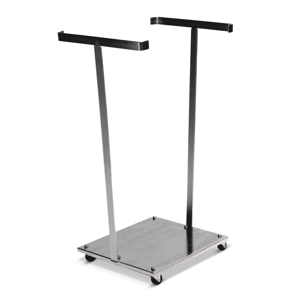 Kongamek Abfallsackhalter Kongamek, 120 Liter, 4 Lenkrollen, offen Produktabbildung: Kongamek Abfallsackhalter Kongamek, 120 Liter, 4 Lenkrollen, offen