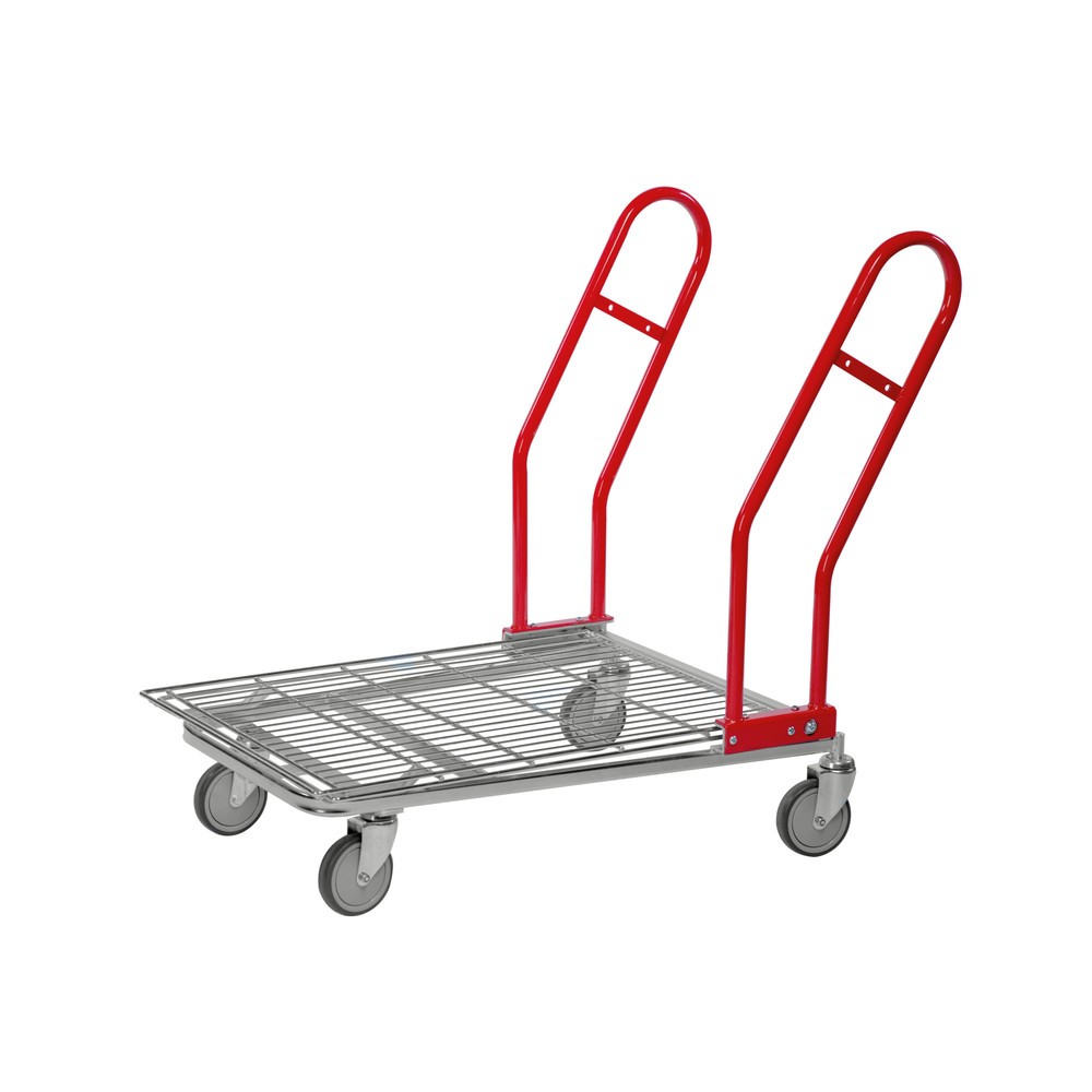 Produktabbildung: Kongamek Cash-'n'-Carry-Wagen, für Grossgüter, Seitenbügel, Ladefläche BxT 600 x 850 mm