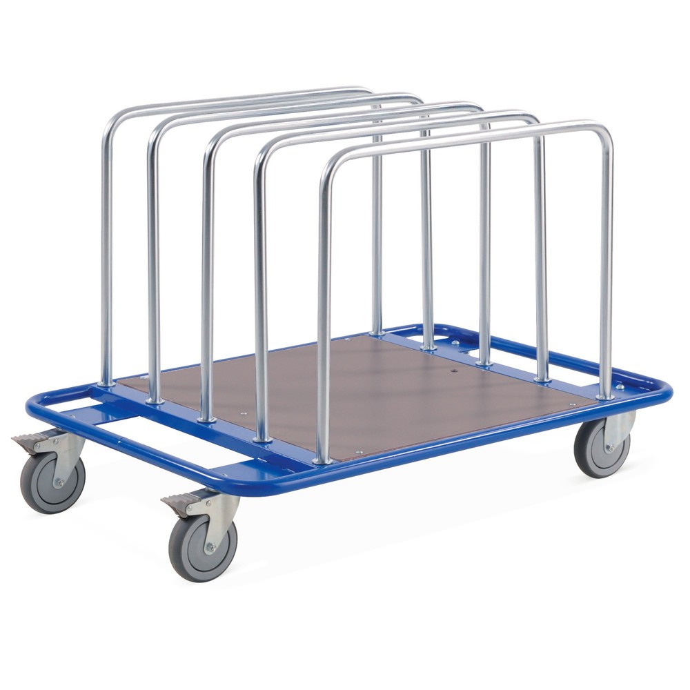 Produktabbildung: Kongamek Rohrbügelwagen, mit 5 Bügeln, Ladefläche BxT 1.000 x 700 mm