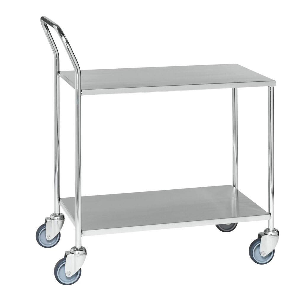 Kongamek Tischwagen aus Edelstahl