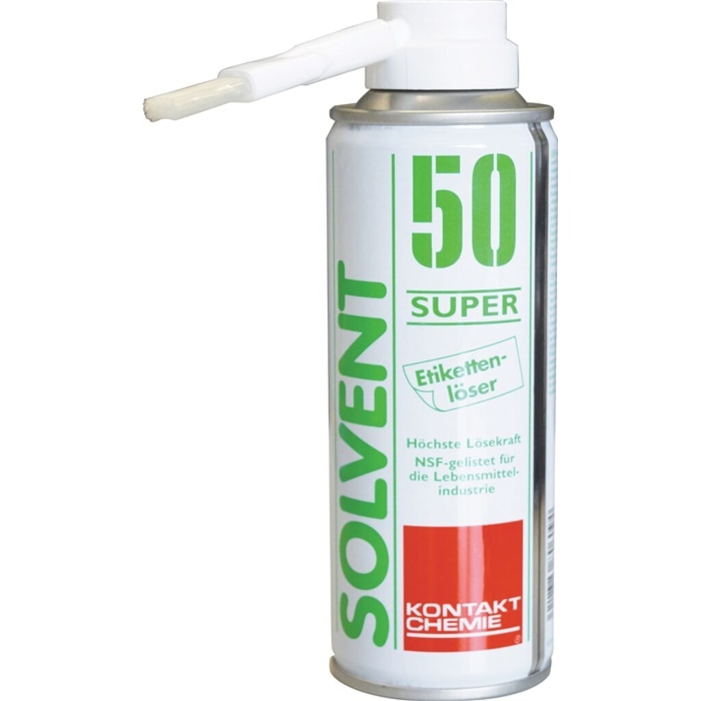 KONTAKT CHEMIE Etikettenlöser SOLVENT 50 SUPER 200 ml NSF K3 Spraydose Produktabbildung: KONTAKT CHEMIE Etikettenlöser SOLVENT 50 SUPER 200 ml NSF K3 Spraydose