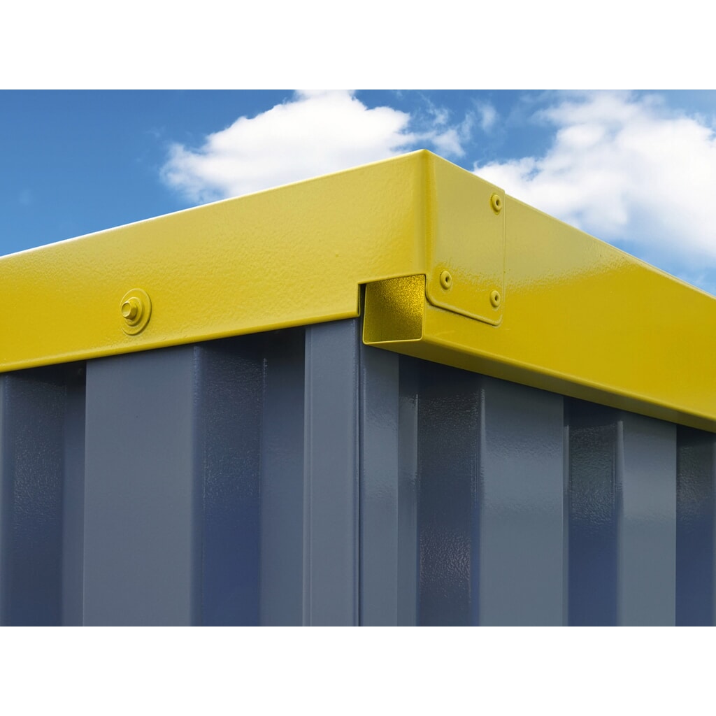 Produktabbildung: Kontrastlackierung für FLADAFI® Materialcontainer-Kombination 12m²  / SAFE Tank Gefahrstoffcontainer 2000