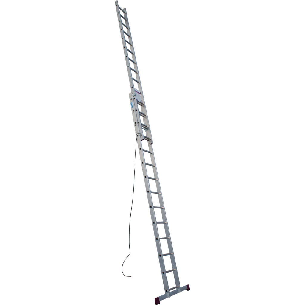 KRAUSE® CORDA Seilzug-Anlegeleiter, 2-teilig, Standhöhe 6,63 m Produktabbildung: KRAUSE® CORDA Seilzug-Anlegeleiter, 2-teilig, Standhöhe 6,63 m